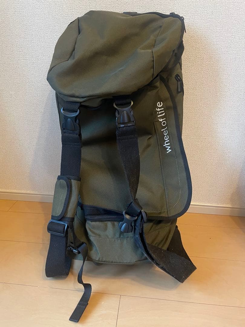 wheel of life デッキキャリー オリーブグリーン 楽天市場】wheel of life キャリーバッグ キャリーカート Mサイズ
