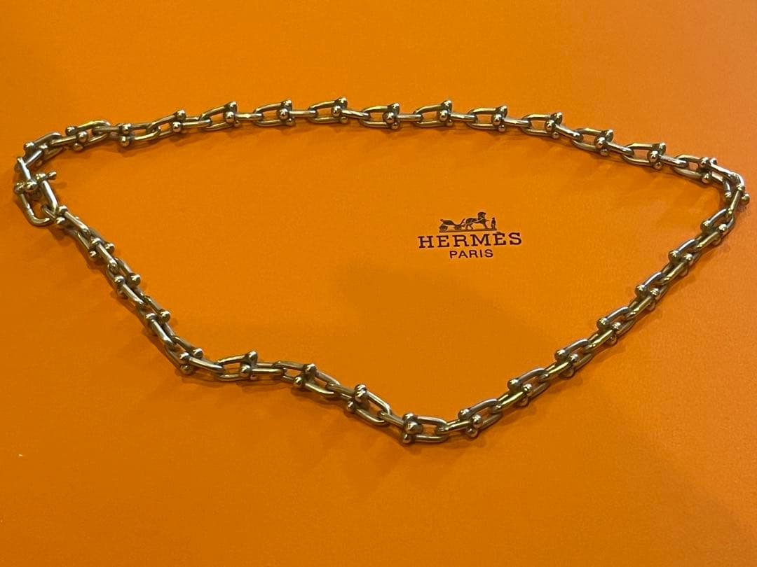 ティファニー　スモール リンク ネックレス　即決可 ☆Tiffany☆ティファニーハードウェアスモールリンクネックレス