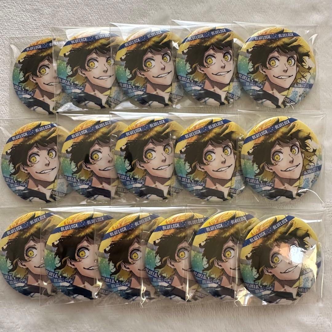 ブルーロック ブルロ メディコス ユニフォームナンバー 缶バッジ 蜂楽廻