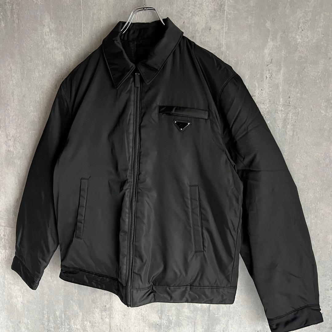 PRADA プラダ RE-NYLON クロップド ナイロンダウンジャケット - メルカリ