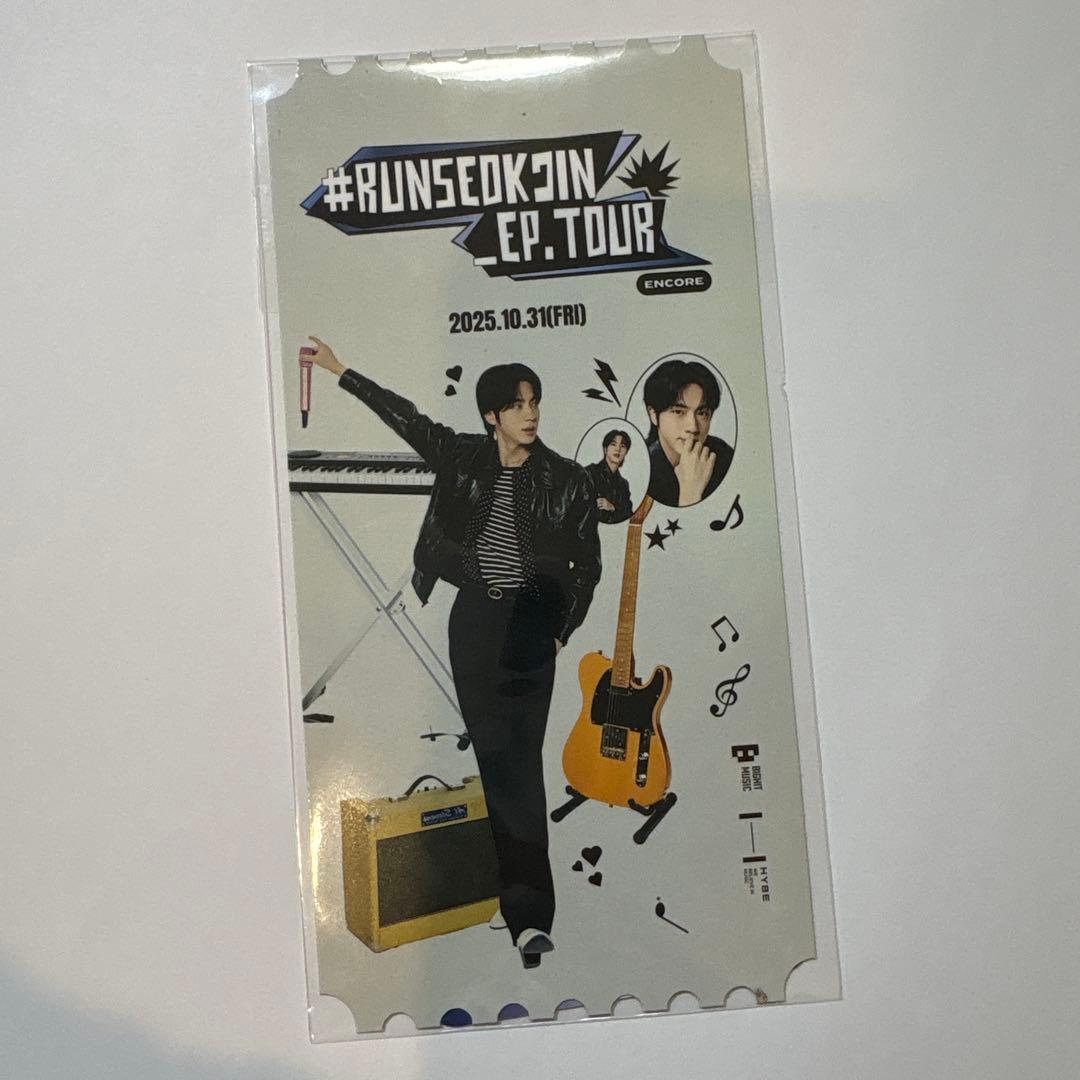 RUNSEOKJIN EP TOUR アンコン会場限定トレカBTSジン - メルカリ