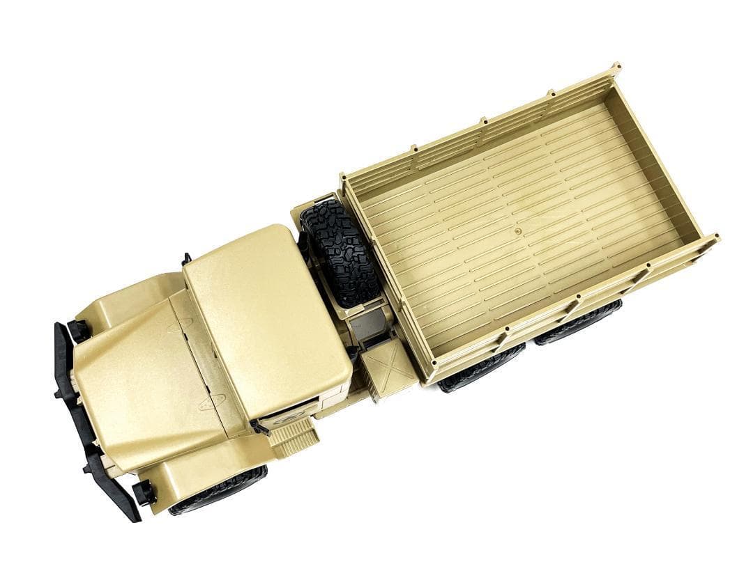 WPL 1/16 6WD ミリタリートラック ラジコン 軍用トラックラジコン 茶