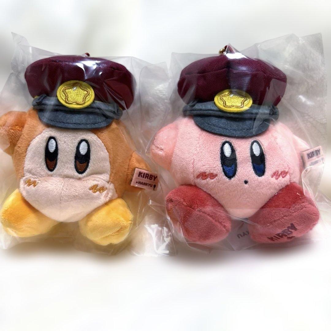 星のカービィ　阪急電車 カービィ ワドルディ マスコット 星のカービィ阪急電車 ワドルディ ぬいぐるみ タグ付き 限定 - メルカリ