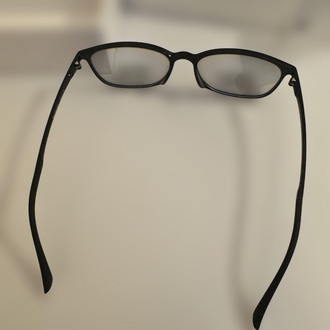 ピントグラス 老眼鏡 シニアグラス 軽度レンズ PG707L-BK - メルカリ