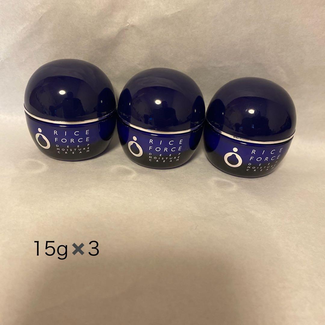 RICE FORCE ディープモイスたチュアクリーム 15g×3