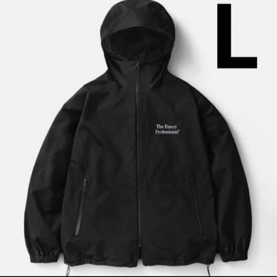 ジャケット・アウター ENNOY 3LAYER SHELL HOODIE (BLACK)