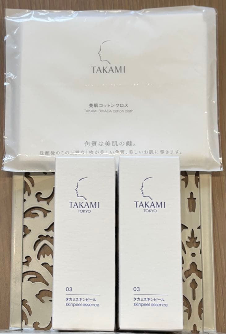 【正規品】TAKAMI スキンピールエッセンス 30mL 2本　コットンクロス付