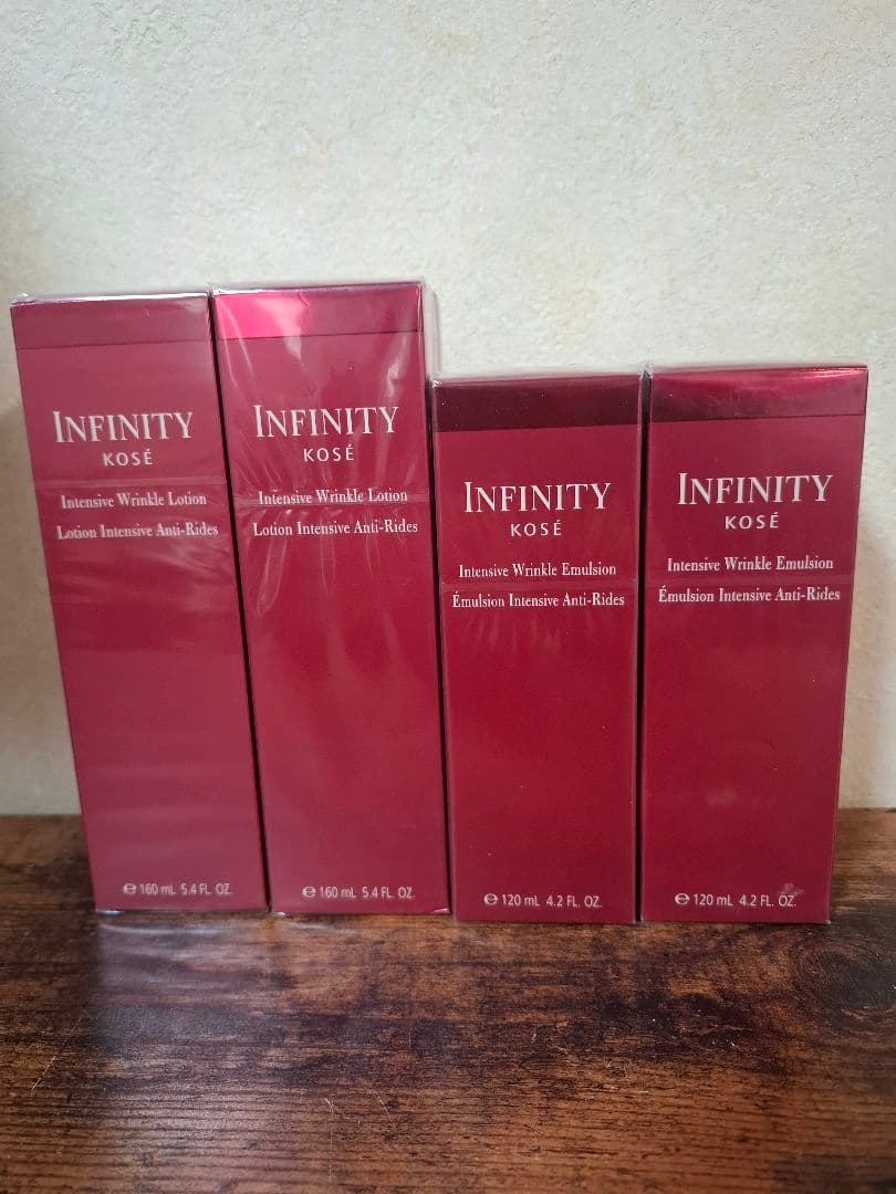 INFINITY インテンシブリンクルローション・エマルジョン４本セット