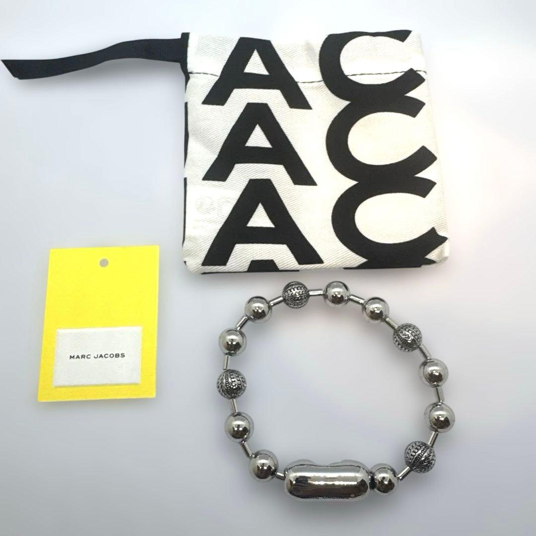 新品 未使用 マークジェイコブス ブレスレット シルバー ボールた