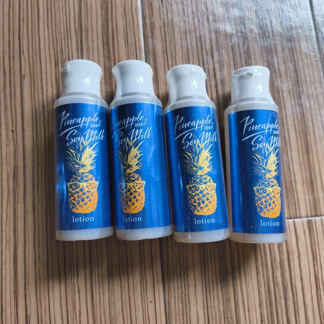 鈴木ハーブ研究所 パイナップル豆乳ローション メンズ用 100mL×4本