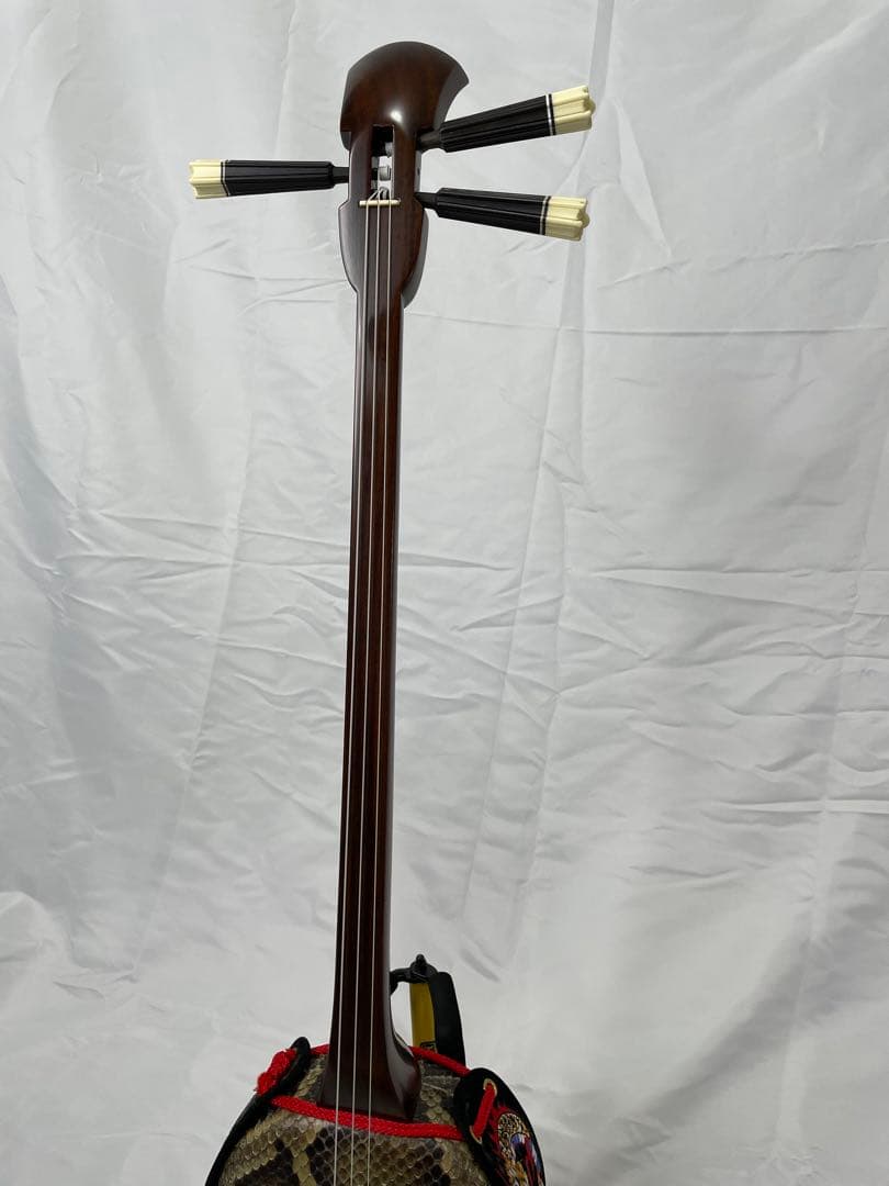 宮古木工芸 與儀栄功作 縞黒檀/カマゴン 棹/三線 - メルカリ