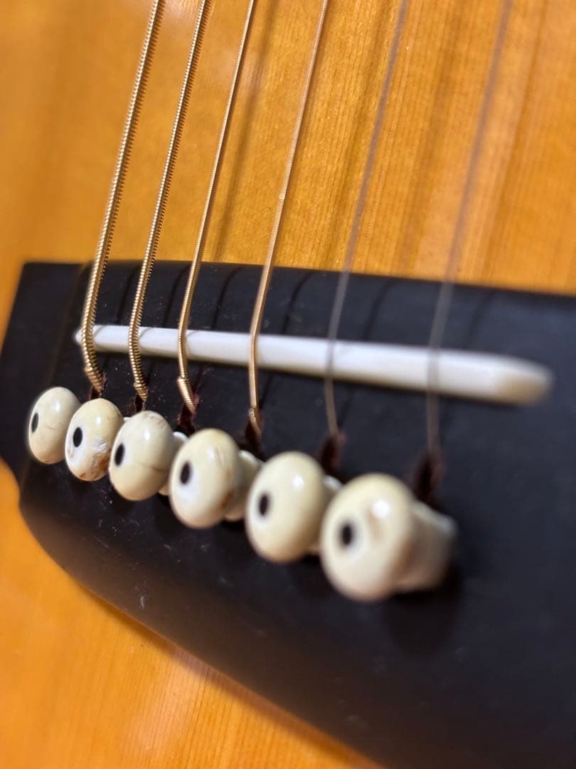 程度上々❗️レア‼️初期型 大文字ロゴCAT'S EYESアコギCE300調整済