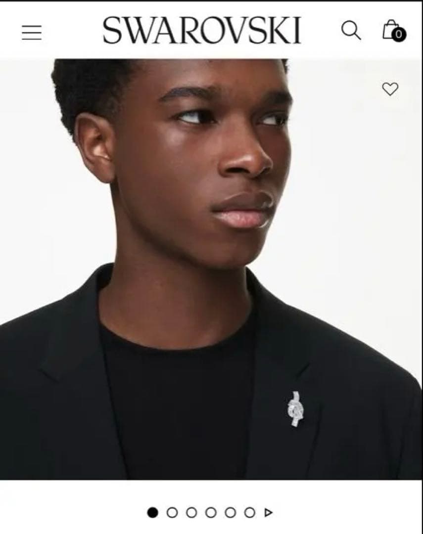 Swarovski タックピン　Matrix ピン