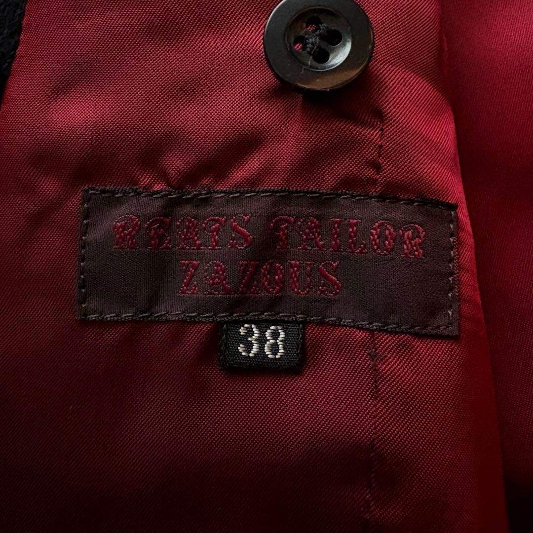 ☆アンゴラ混☆ REATS TAILOR ZAZOUS ナポレオンジャケット 黒 ☆ご