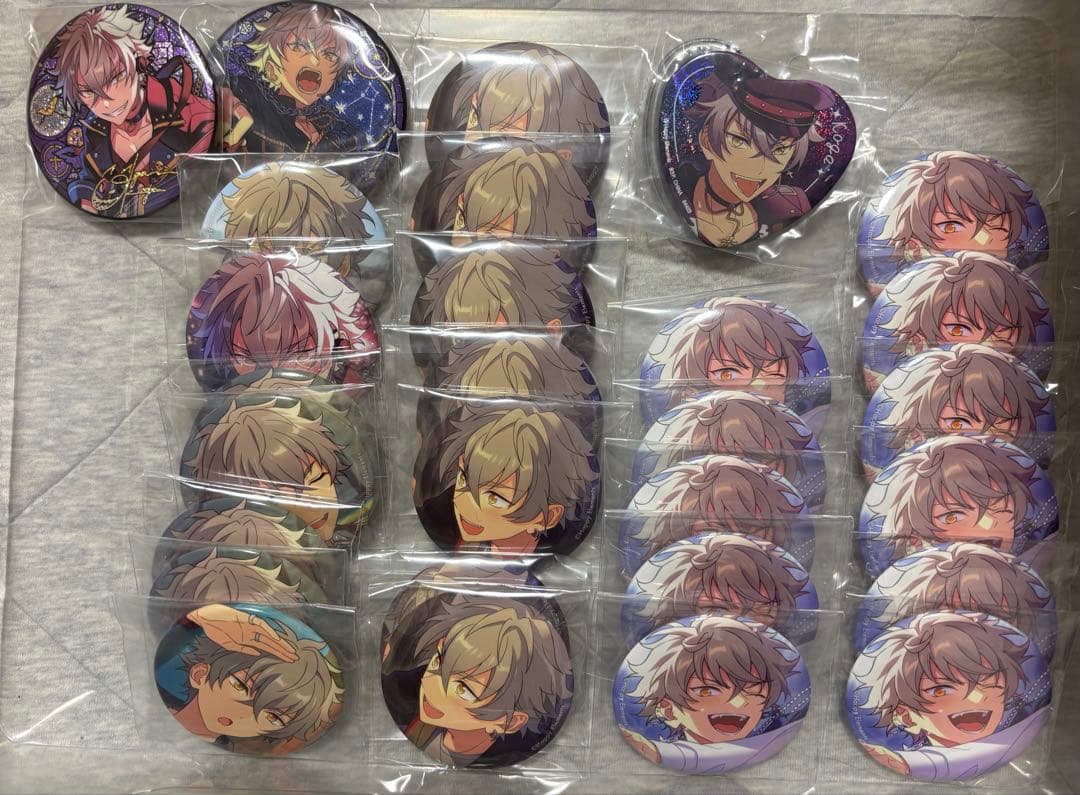 あんスタ　大神晃牙　テーマスカウト缶バッジ