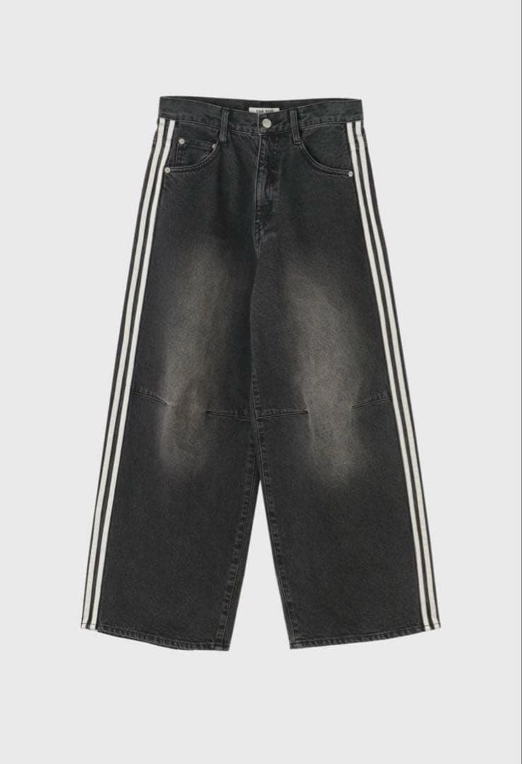 THETOE EMIRATES TRACK DENIM PANTS ラインデニム - メルカリ