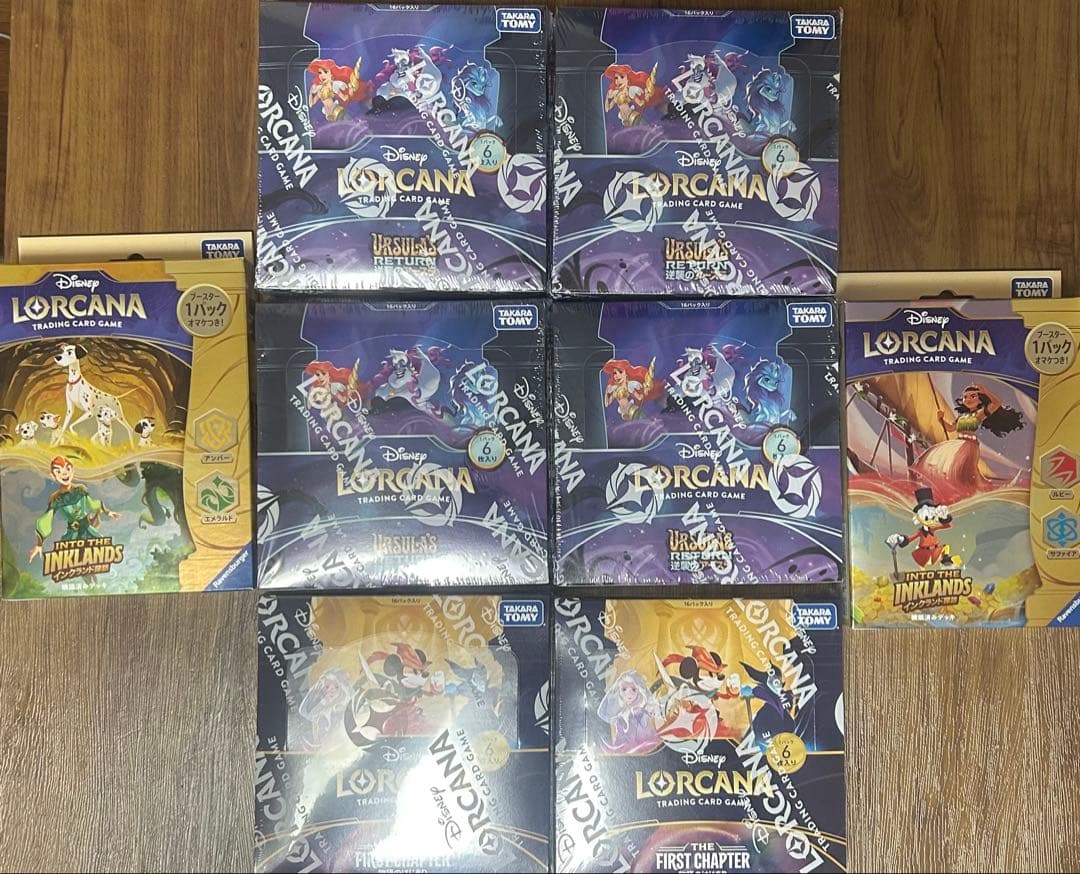 Disney Lorcana ロルカナ　box Disney Lorcana TCG: Into the Inklands 1st Edition Booster Box - 24