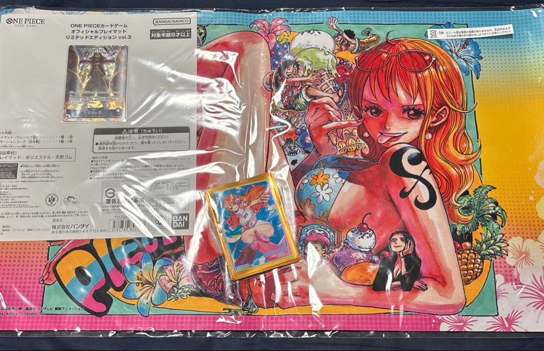 ワンピースカード ナミ プレイマット リミテッドエディションvol3