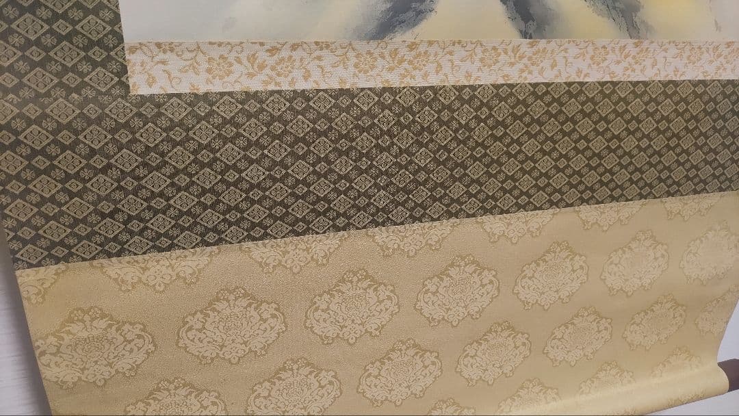 ご希望額まで値下げ～@赤富士鷹・紅葉鹿・猛虎 鳥獣画の複製掛軸3本