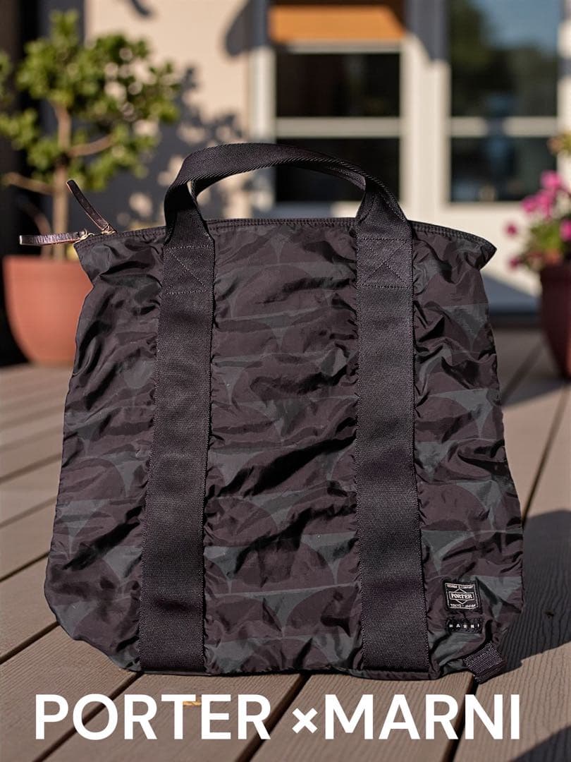 PORTER ×MARNI コラボ リュック トートバック 2way MARNI（マルニ） PORTER ポーター コラボ トートバッグ リュック