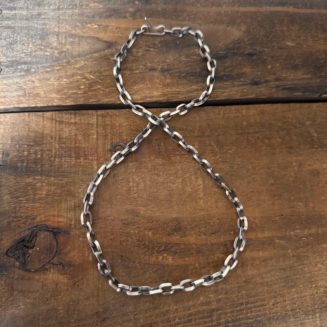 Larry Yazzie トライアングル ナバホチェーン 約52cm