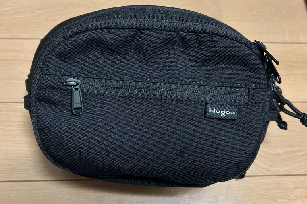 Hugoo ヒップシート用ブラックポーチ