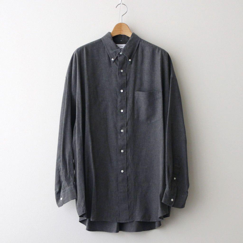トップス Linen Cupro L/S Oversized B.D Shirt