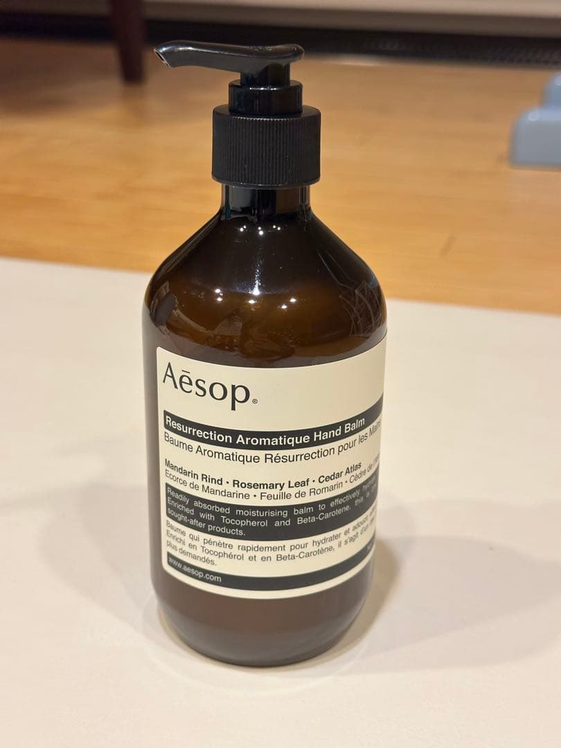 [未使用]Aesop ハンドバーム ポンプ式　500ml
