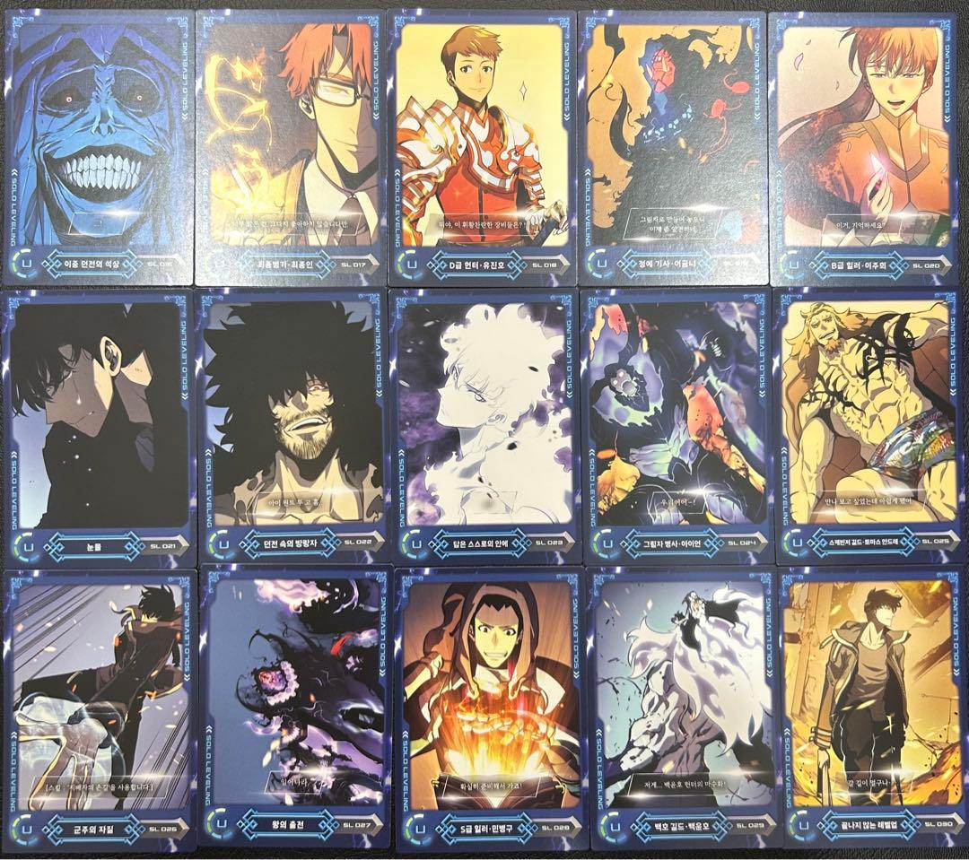 韓国 正規品 俺だけレベルアップな件 コレクションカード 50枚セット