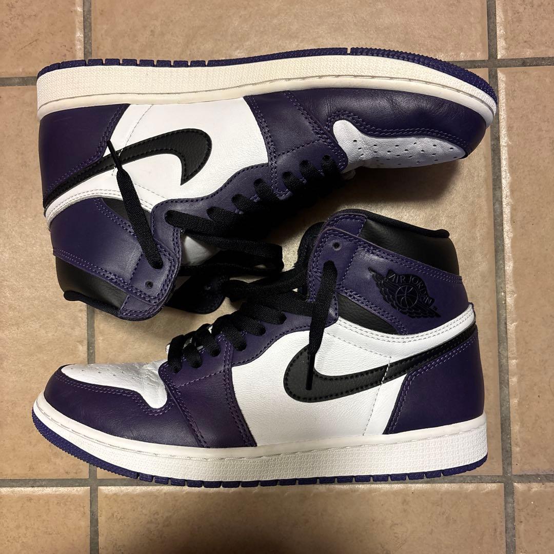 NIKE Air Jordan 1 コートパープル 27.5cm