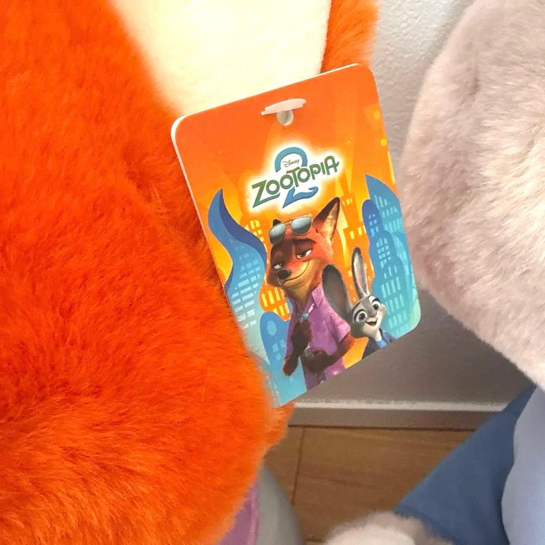 ズートピア2 ジュディ ニック ぬいぐるみ コストコ ブランケット付き