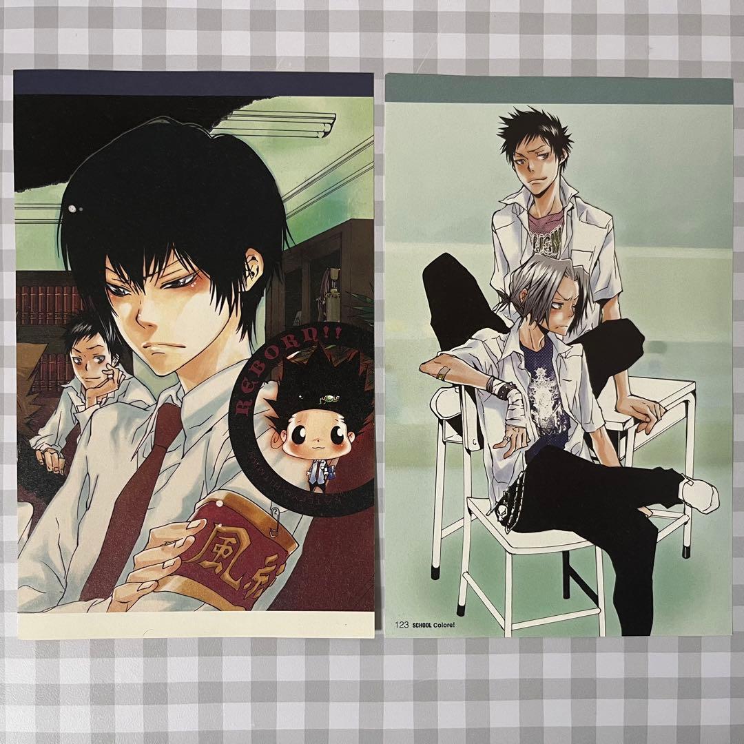 家庭教師ヒットマンREBORN 両面切り抜き 雲雀恭弥 獄寺隼人 山本武