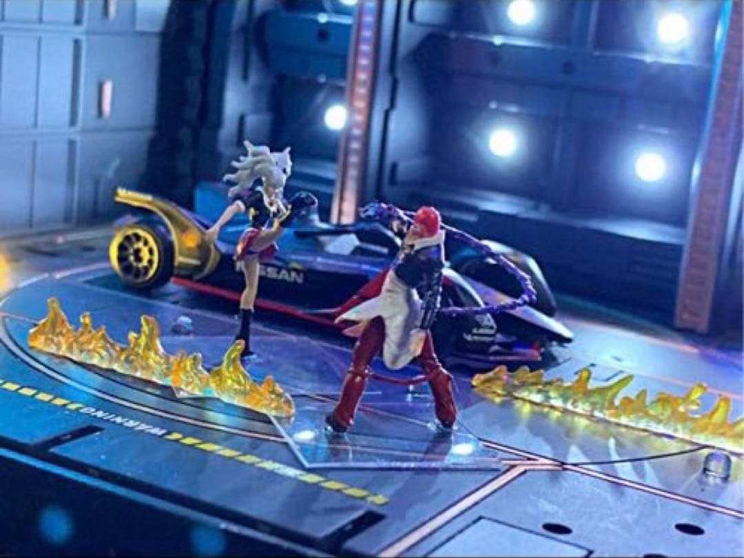 遊びは終わりだッ‼︎1/64フィギュア　格闘家　紫炎の拳を持つ男一体