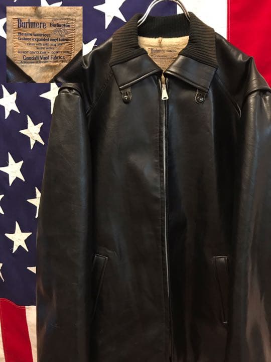 ★50's★Burlmere★VINTAGE★レザーファラオジャケット★レザー★