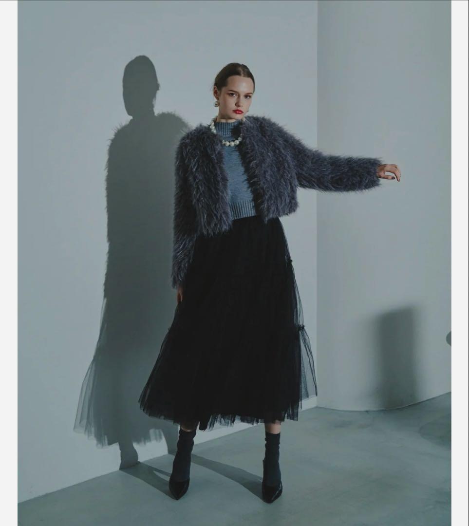 sheller three tier tulle skirt シェリエ スカート