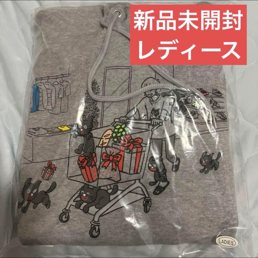 【希少品】【レア】キヨ キヨ猫パーカー グレー レディース プルオーバー