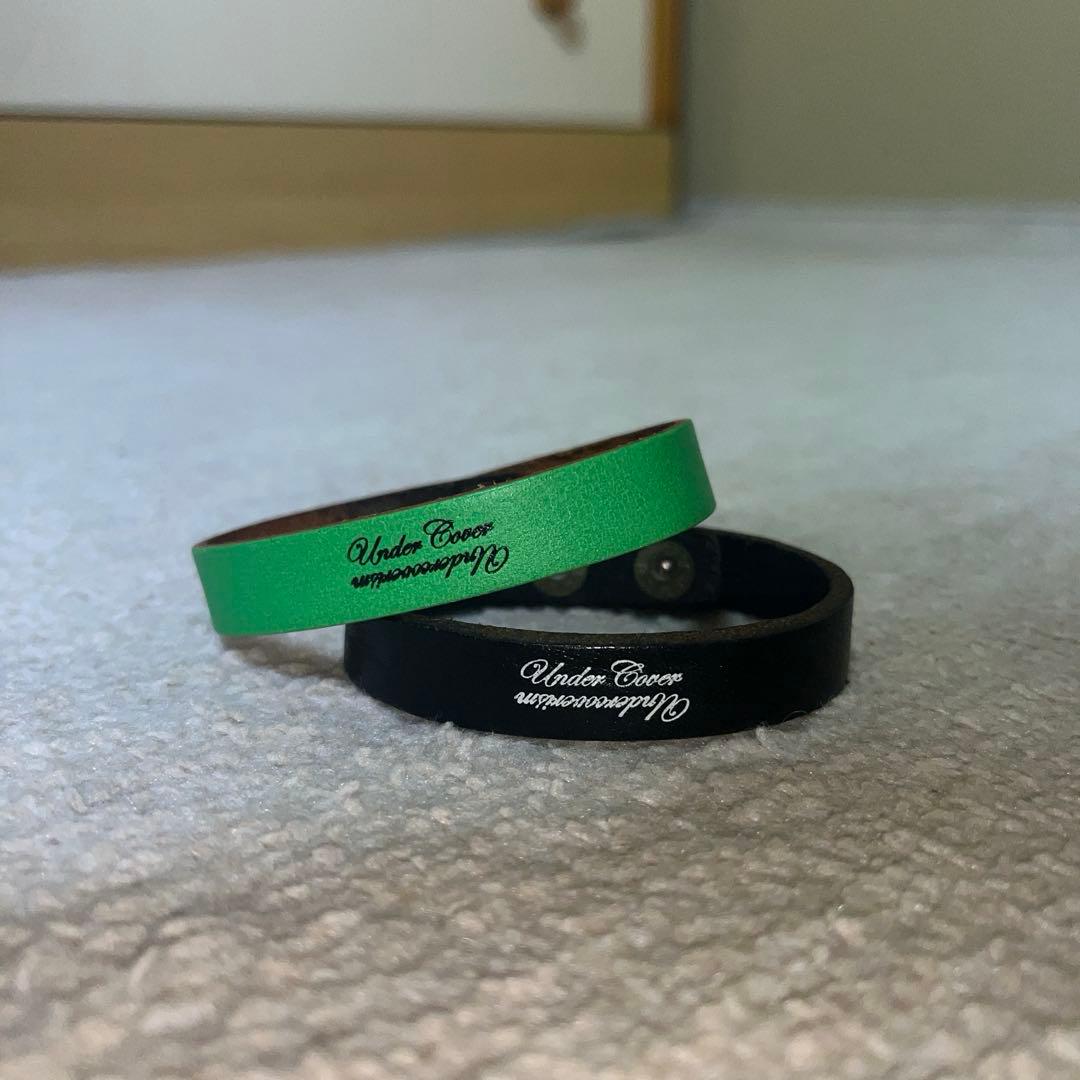 undercover レザーリング　レザーブレスレット　牛革
