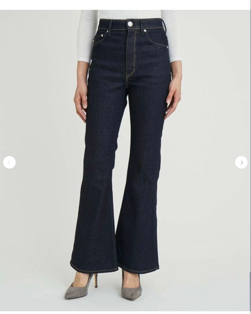 【超美品】 YANUK ヤヌーク ブーツカット ブーツカットデニム インディゴ