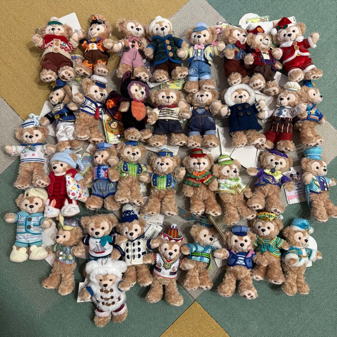 ダッフィー　ぬいぐるみバッジ　35体セット