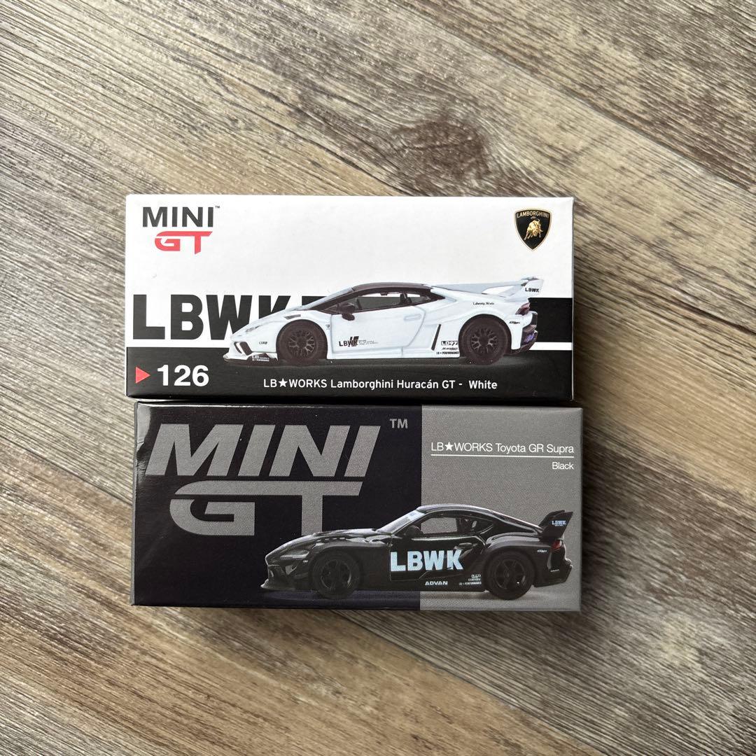 MINI GT LBWKランボルギーニウラカン　LBWK トヨタ90スープラ