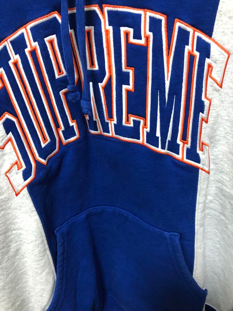 完売品】Supreme コムドットゆうた着用 パーカー アーチロゴ 刺繍ロゴ