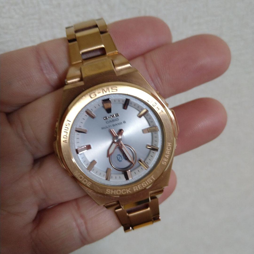 BABY-G　G-MS　電波ソーラー　ステンレスバンド　MSG-W200　美品