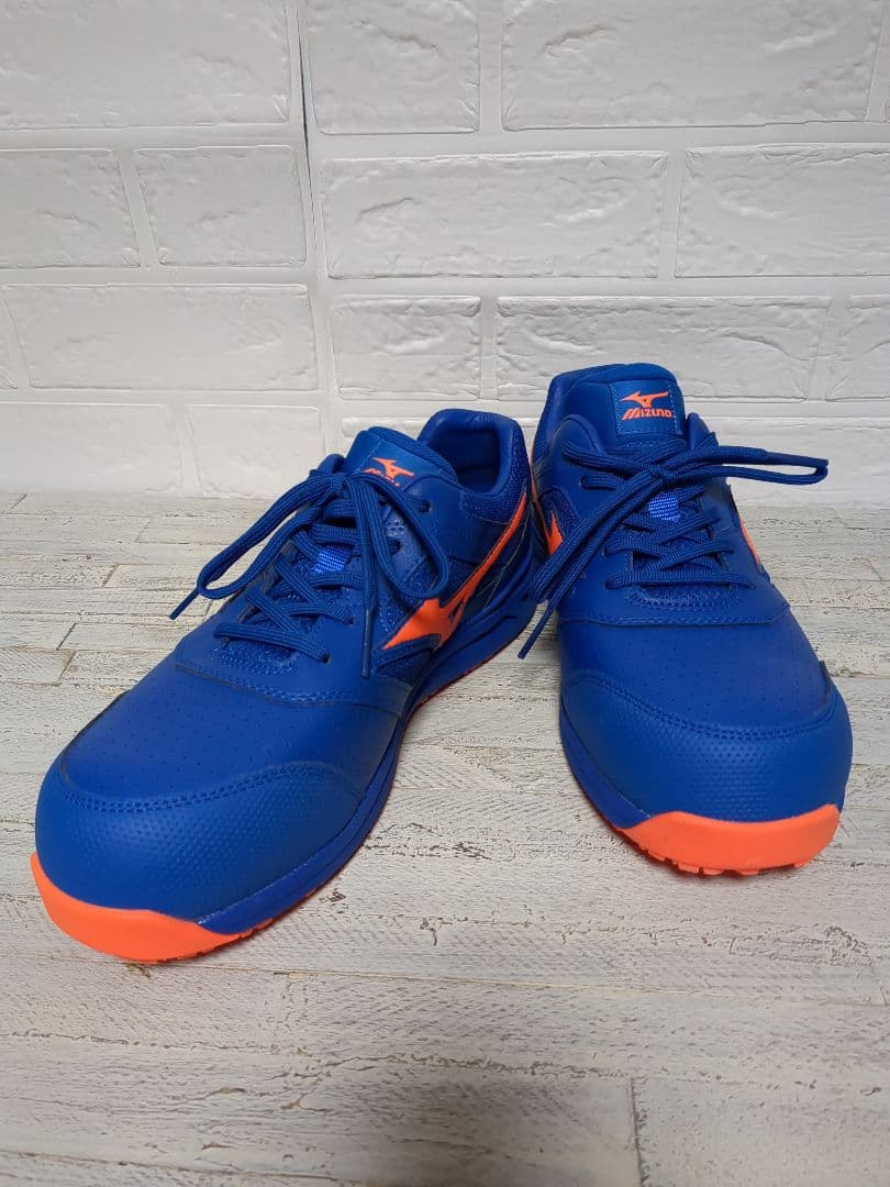 ★未使用級★MIZUNO ミズノ 安全靴 27.5 ブルー