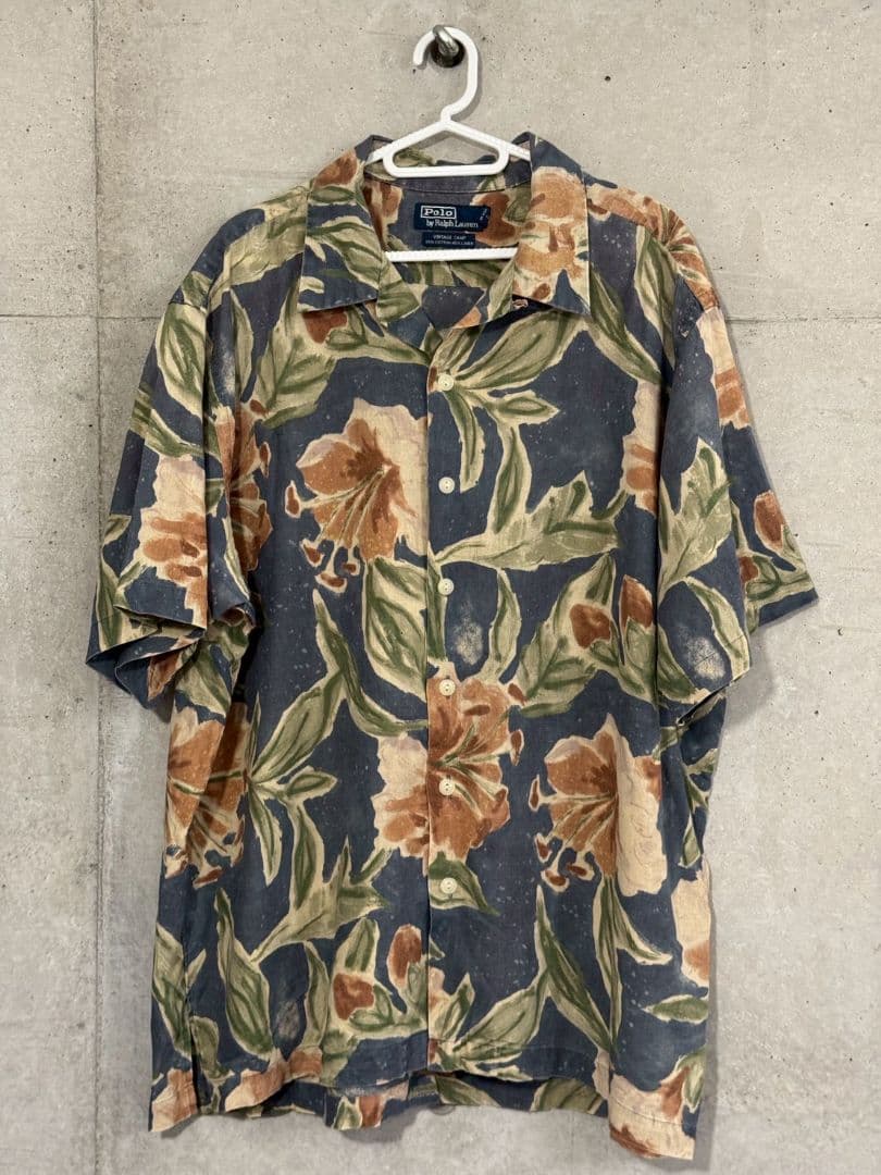 Polo by Ralph Lauren フラワープリント シャツ XL