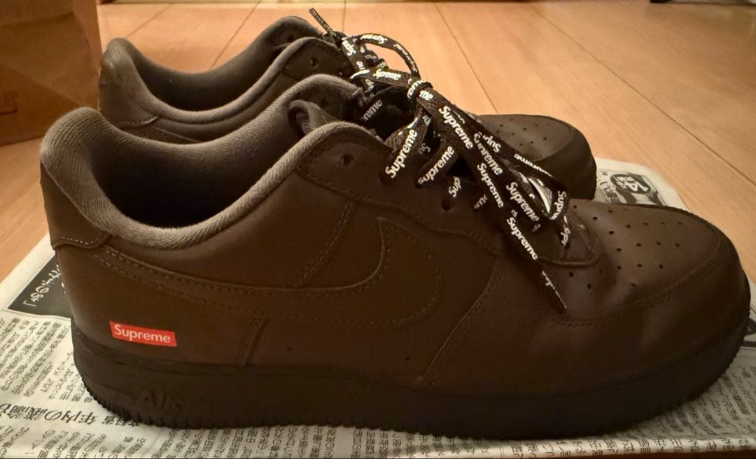 Nike× Supreme air force brown Buy Nike Supreme x Air Force 1 Low 'Box Logo - Baroque Brown