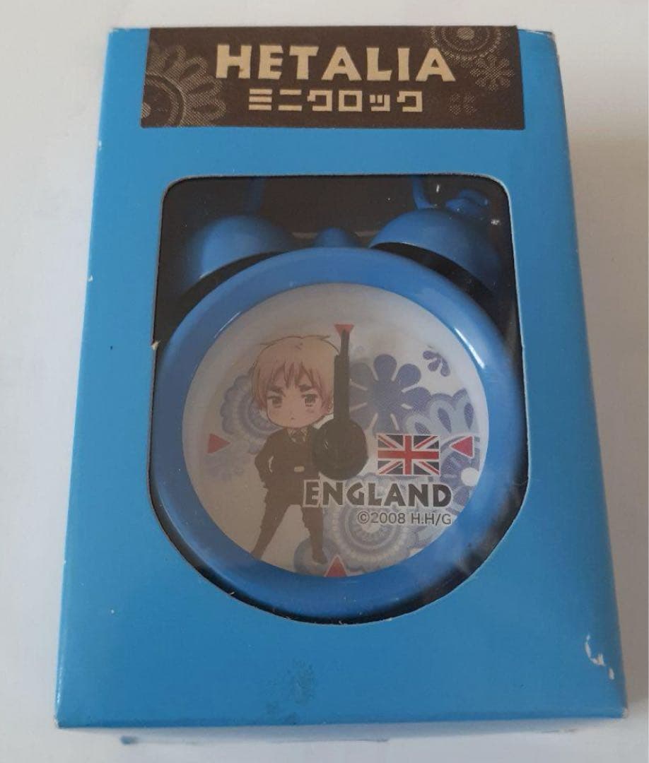 ヘタリア　イギリス　ミニクロック　未開封品ですが箱破損あり