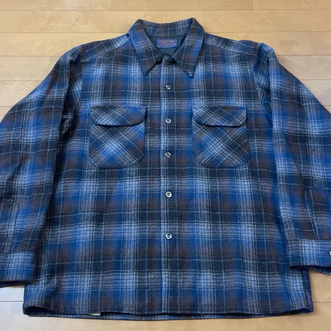 s*h様 美品 pendleton ウール ボードシャツ チェック USA製 ビ