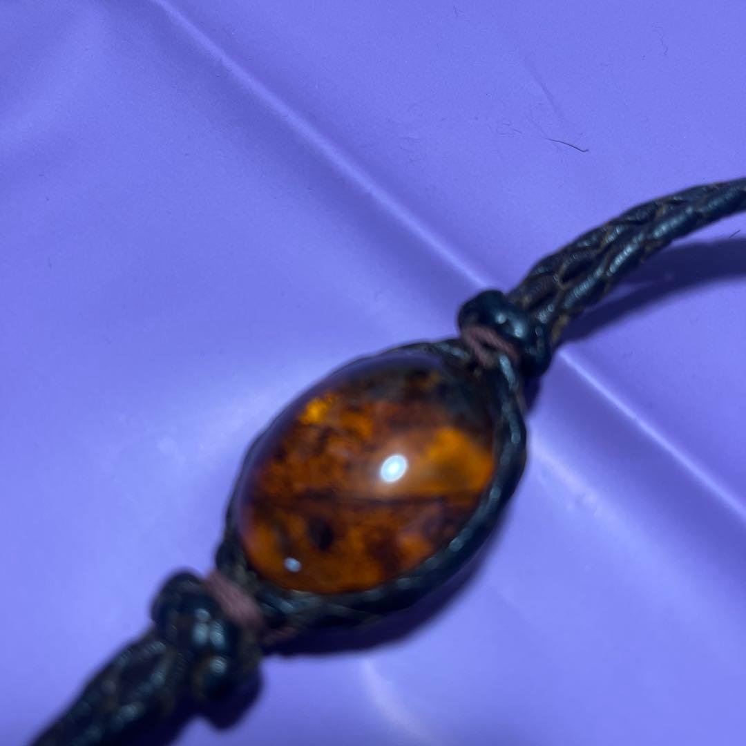 SHARE SPIRIT アンバーレザーブレスレット スマートレザーブレスレット(フリーサイズ) / SGB-155 – BLESS