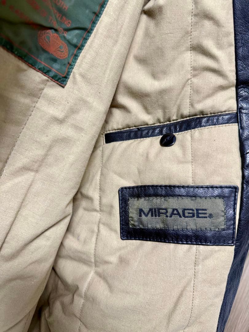OURsモーガン蔵人着用】 MIRAGE A-2 レザージャケット M 短丈 - メルカリ