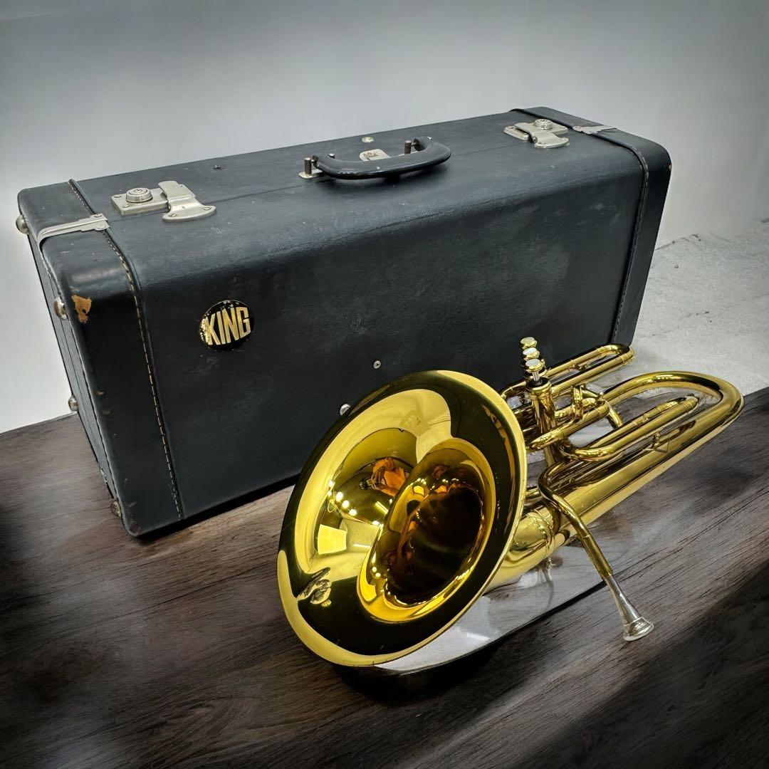 超希少ヴィンテージ KING フロントベル アルトホルン 動作品 1920年代